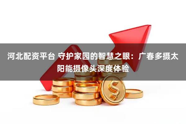 河北配资平台 守护家园的智慧之眼:广春多摄太阳能摄像头深度体验