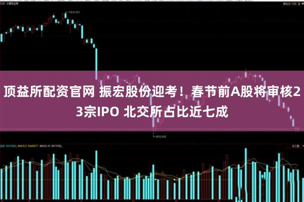 顶益所配资官网 振宏股份迎考！春节前A股将审核23宗IPO 北交所占比近七成