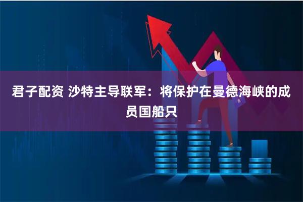 君子配资 沙特主导联军：将保护在曼德海峡的成员国船只